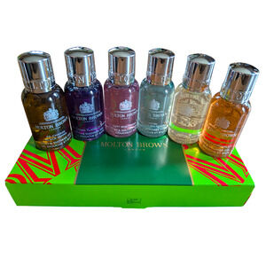 Molton Brown Gift Set: Luxury Collection of 6 Travel-Sized Shower Gels *T